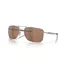 Oakley Gauge 8  in Polished Chrome Prizm Tungsten Polarized